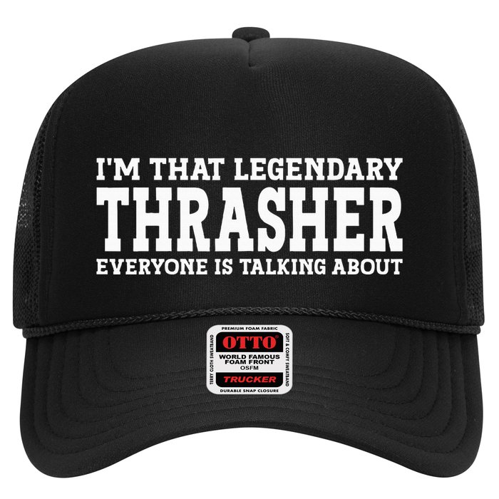 T.H.R.A.S.H.E.R Surname Funny Team Family Last Name T.H.R.A.S.H.E.R Trucker Hat