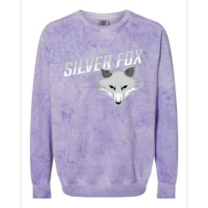 The Silver Fox Holiday Gift Colorblast Crewneck Sweatshirt