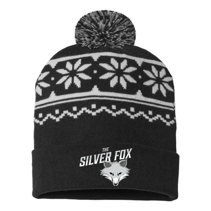 The Silver Fox Holiday Gift USA-Made Snowflake Beanie