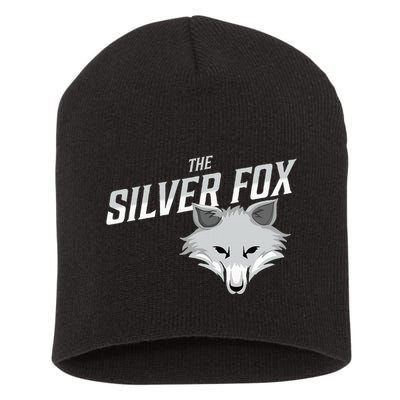 The Silver Fox Holiday Gift Short Acrylic Beanie