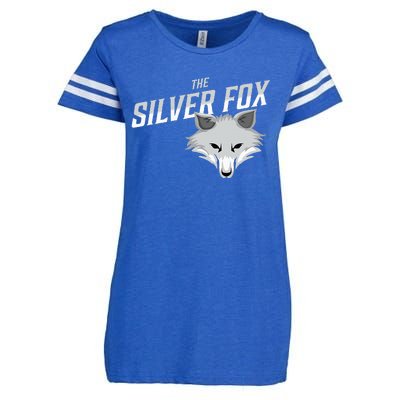 The Silver Fox Holiday Gift Enza Ladies Jersey Football T-Shirt