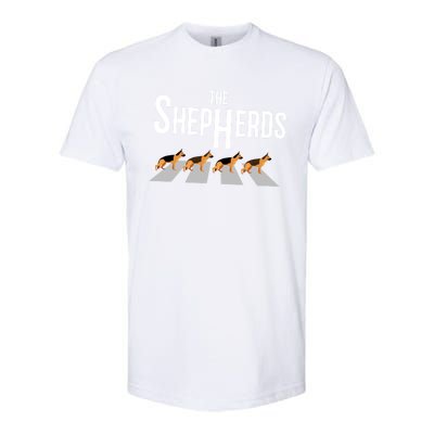 The Shepherds For Ger Shepherd Dog Owners Gift Softstyle CVC T-Shirt