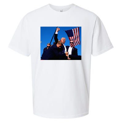 Trump Shot Fist Pump Usa Maga Sueded Cloud Jersey T-Shirt