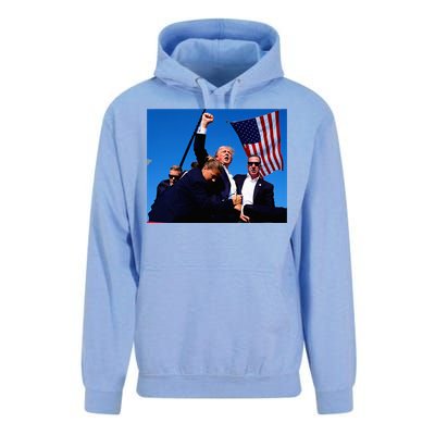 Trump Shot Fist Pump Usa Maga Unisex Surf Hoodie