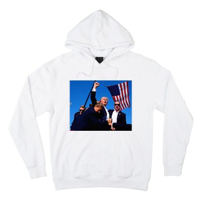 Trump Shot Fist Pump Usa Maga Hoodie