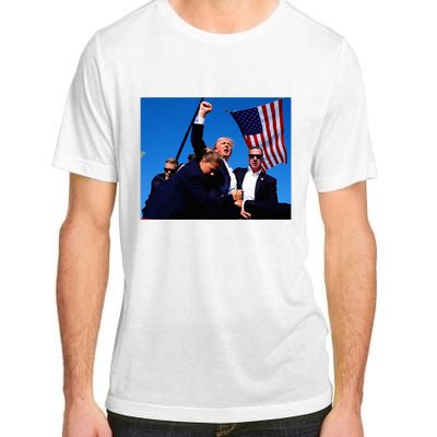 Trump Shot Fist Pump Usa Maga Adult ChromaSoft Performance T-Shirt