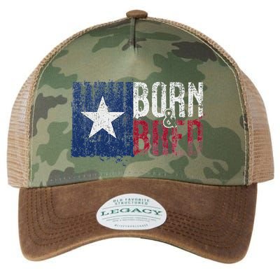 Texas State Flag Pride Born & Bred Native Home Legacy Tie Dye Trucker Hat