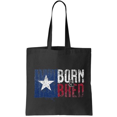 Texas State Flag Pride Born & Bred Native Home Bag