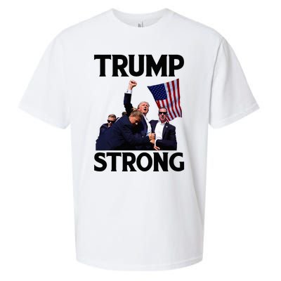 Trump Strong Fist Hand Us Vote Trump 2024 Survives Rally Sueded Cloud Jersey T-Shirt