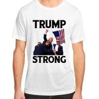 Trump Strong Fist Hand Us Vote Trump 2024 Survives Rally Adult ChromaSoft Performance T-Shirt