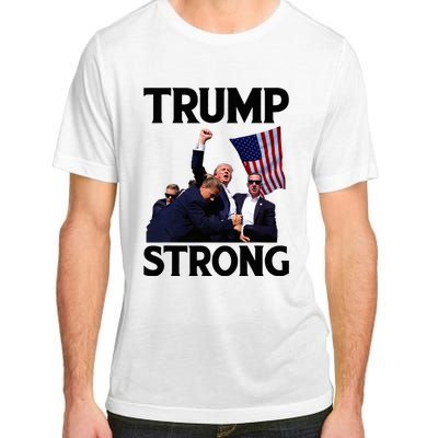 Trump Strong Fist Hand Us Vote Trump 2024 Survives Rally Adult ChromaSoft Performance T-Shirt