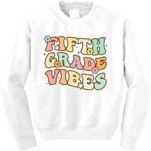 To School Fifth Grade Vibes Student Teacher Women Kids Sweatshirt