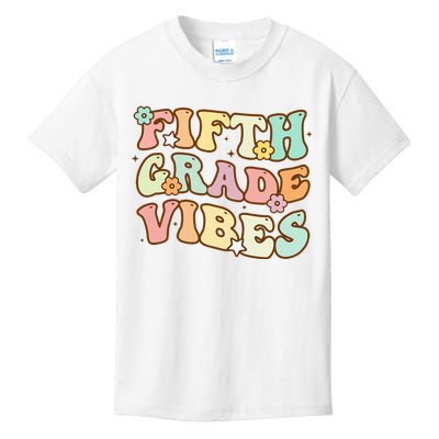 To School Fifth Grade Vibes Student Teacher Women Kids T-Shirt