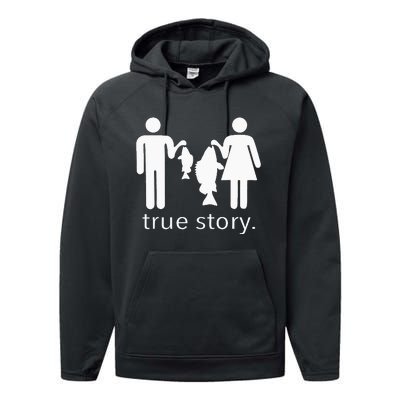 True Story Fishing Performance Fleece Hoodie