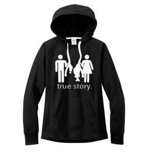 True Story Fishing Women's Fleece Hoodie