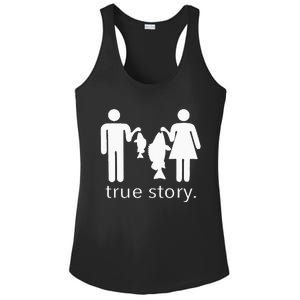 True Story Fishing Ladies PosiCharge Competitor Racerback Tank