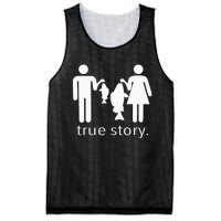 True Story Fishing Mesh Reversible Basketball Jersey Tank