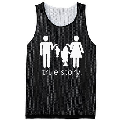 True Story Fishing Mesh Reversible Basketball Jersey Tank