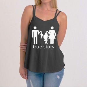 True Story Fishing Women's Strappy Tank