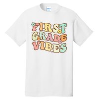 To School First Grade Vibes Retro Teacher Women Tall T-Shirt