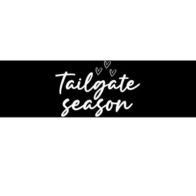 Tailgate Season Football Graphic Bumper Sticker