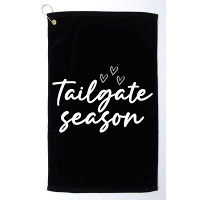 Tailgate Season Football Graphic Platinum Collection Golf Towel