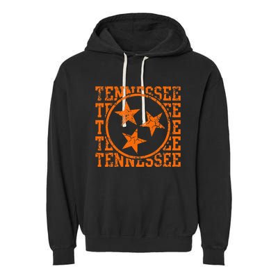 Tennessee State Flag Home Family Garment-Dyed Fleece Hoodie