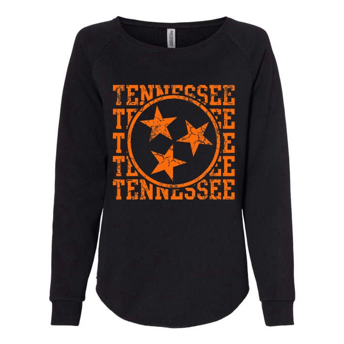 Tennessee State Flag Home Family Womens California Wash Sweatshirt