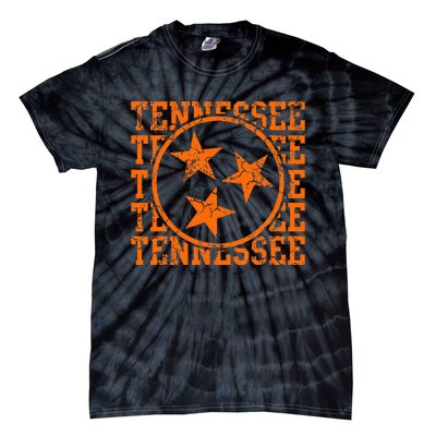 Tennessee State Flag Home Family Tie-Dye T-Shirt