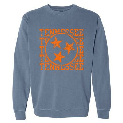 Tennessee State Flag Home Family Garment-Dyed Sweatshirt