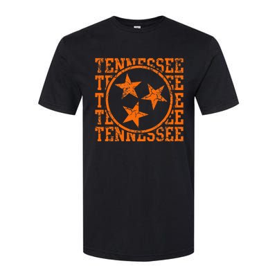 Tennessee State Flag Home Family Softstyle CVC T-Shirt