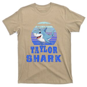 Taylor Shark Family Reunion Squad First Last Name T-Shirt