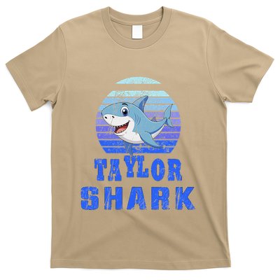 Taylor Shark Family Reunion Squad First Last Name T-Shirt