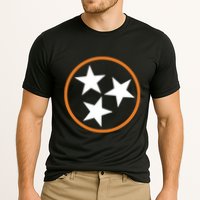 Tennessee Stars Flag Three Star Tristar Stately Cooling Performance Crew T-Shirt