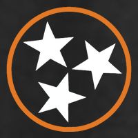 Tennessee Stars Flag Three Star Tristar Stately Adult Drive Performance Visor