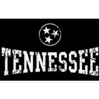 Tennessee State Flag Home Tennessean Distressed Orange Bumper Sticker