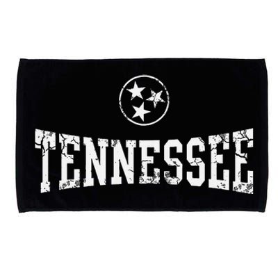 Tennessee State Flag Home Tennessean Distressed Orange Microfiber Hand Towel