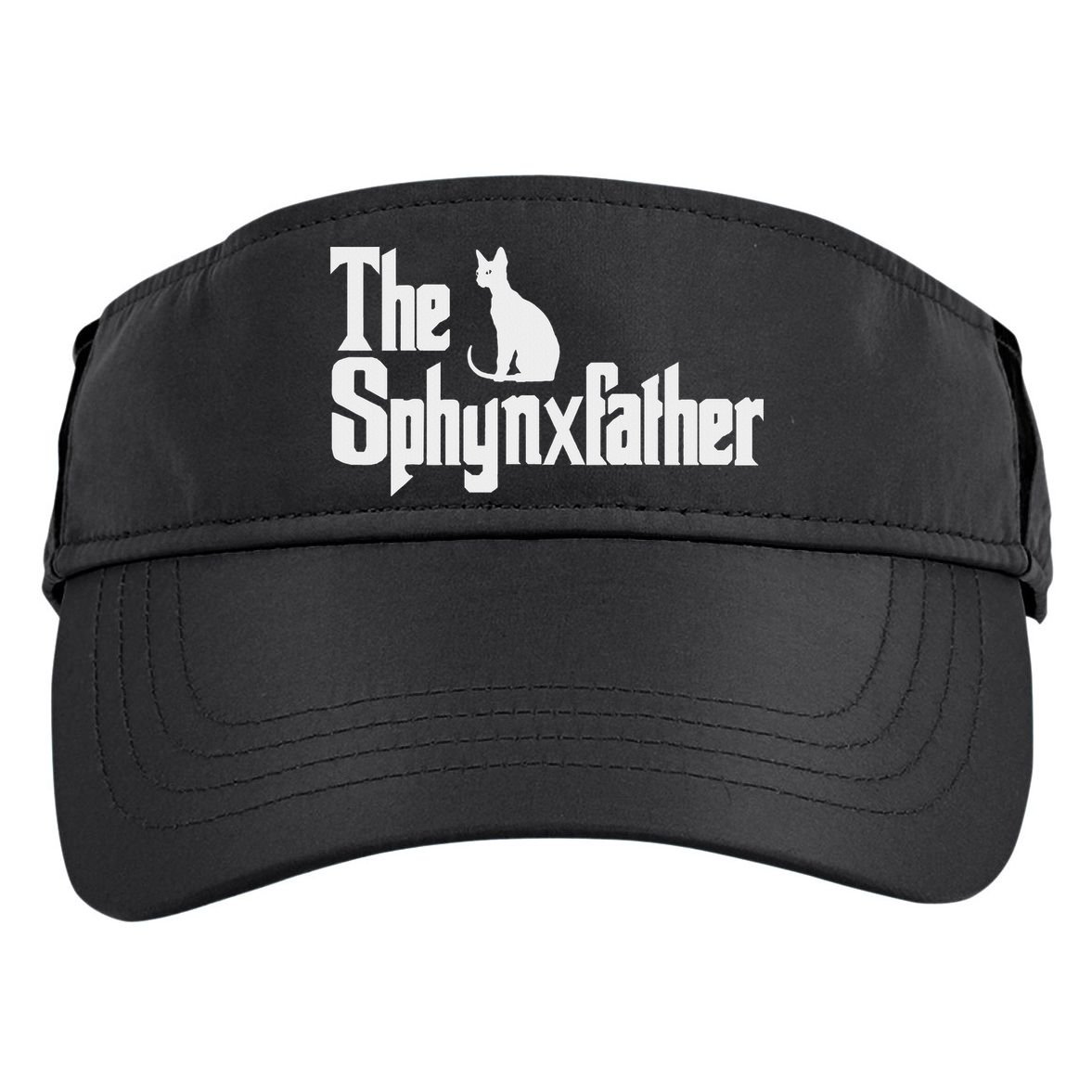The Sphynxfather Funny Cat Dad Sphynx Lover Gifts Adult Drive Performance Visor