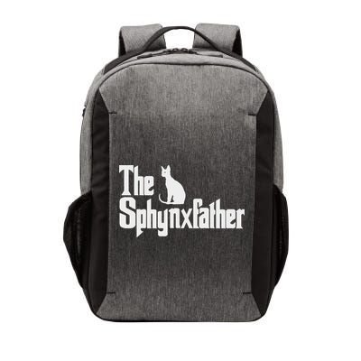 The Sphynxfather Funny Cat Dad Sphynx Lover Gifts Vector Backpack