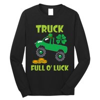 Truck Shamrock Full Oluck Patricks Day Long Sleeve Shirt