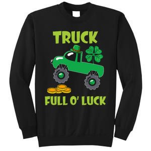 Truck Shamrock Full Oluck Patricks Day Sweatshirt