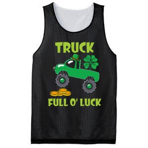 Truck Shamrock Full Oluck Patricks Day Mesh Reversible Basketball Jersey Tank