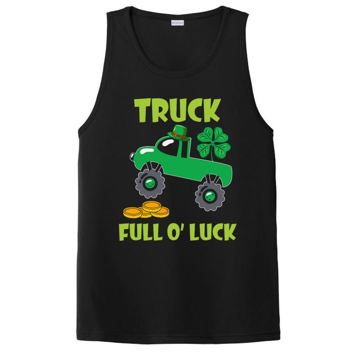 Truck Shamrock Full Oluck Patricks Day PosiCharge Competitor Tank