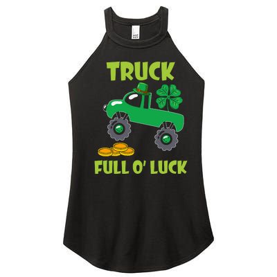 Truck Shamrock Full Oluck Patricks Day Women’s Perfect Tri Rocker Tank