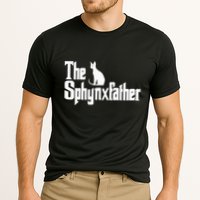 The Sphynxfather Funny Cat Dad Sphynx Lover Gifts Cooling Performance Crew T-Shirt