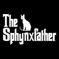 The Sphynxfather Funny Cat Dad Sphynx Lover Gifts Youth Performance Sprint T-Shirt