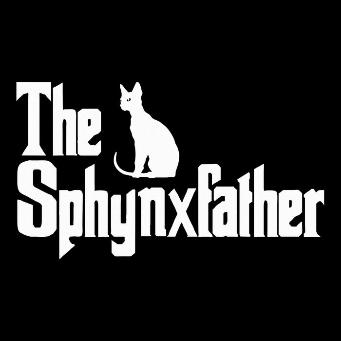 The Sphynxfather Funny Cat Dad Sphynx Lover Gifts Youth Performance Sprint T-Shirt