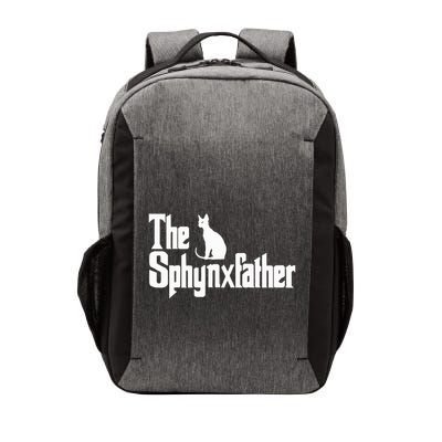 The Sphynxfather Funny Cat Dad Sphynx Lover Gifts Vector Backpack