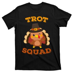 Trot Squad Funny Turkey Thanksgiving Running Costume T-Shirt