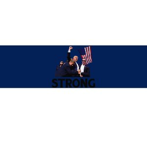 Trump Strong Fist Hand Us Vote Trump 2024 Survives Rally Bumper Sticker